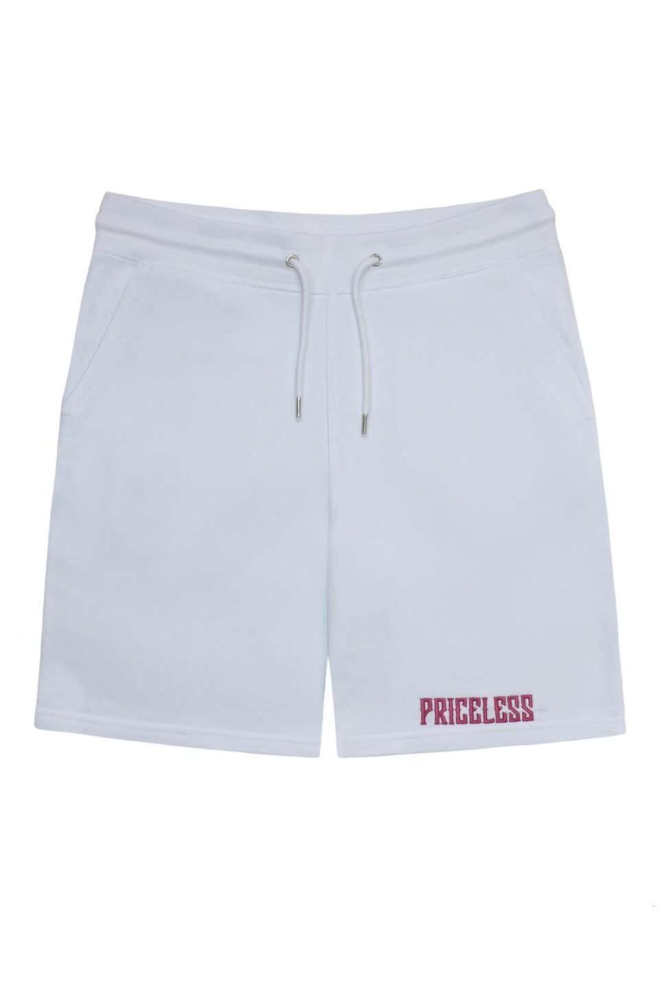 Priceless Letter Shorts White x Pink