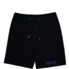 Priceless Letter Shorts Black x Purple