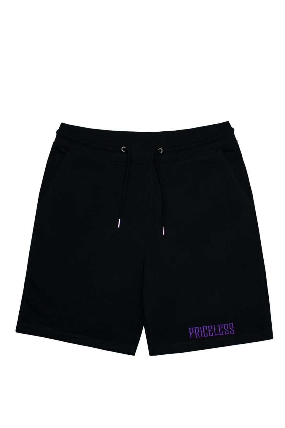Priceless Letter Shorts Black x Purple